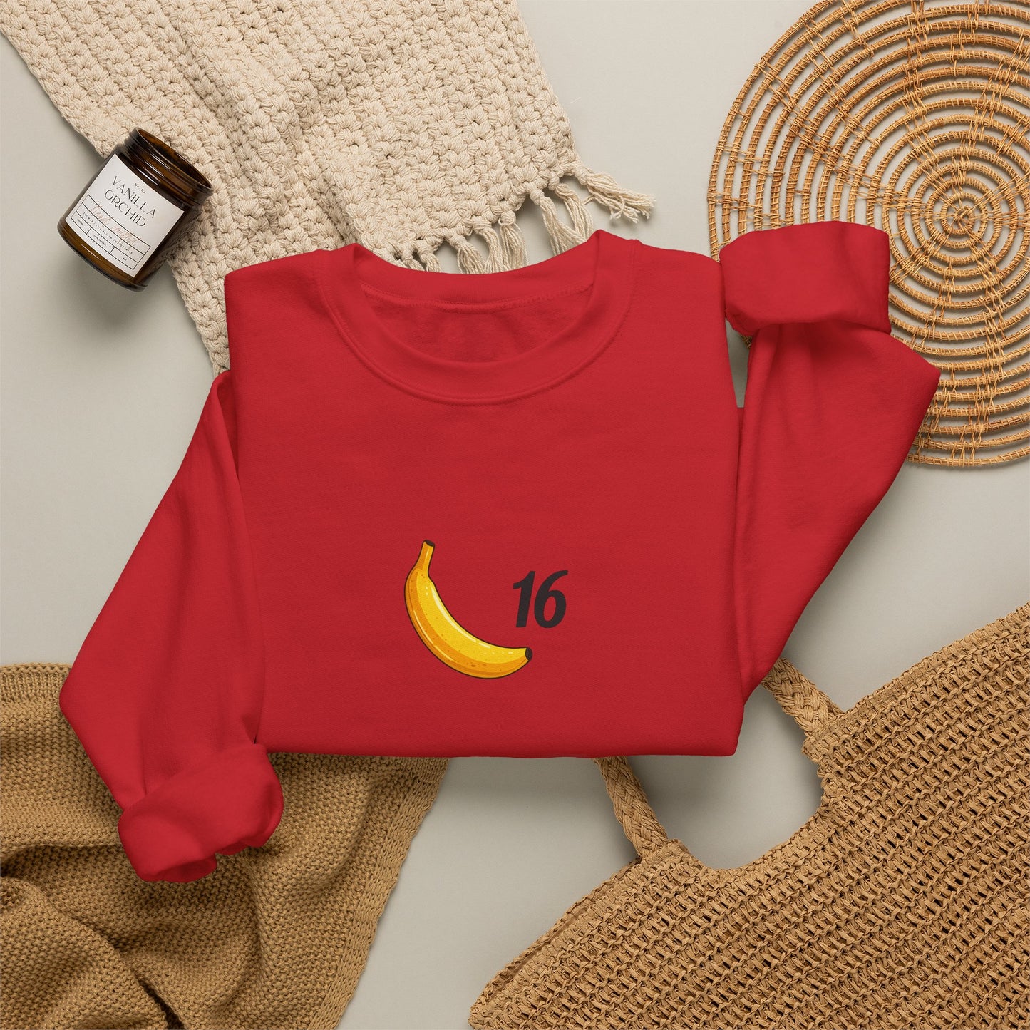 Banana 16 Crewneck Charles Leclerc Inspired Sweatshirt