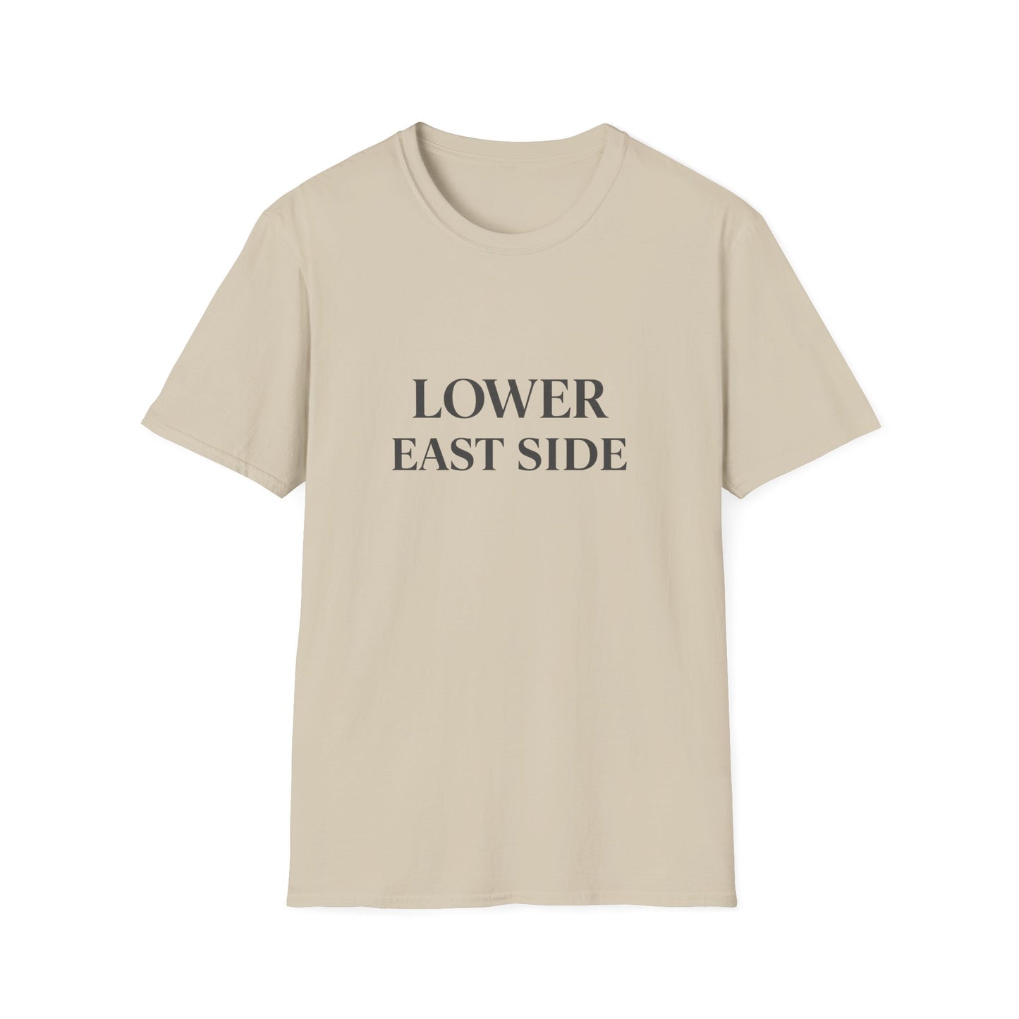 Lower East Side T-Shirt — Minimal NYC Neighborhood Tee