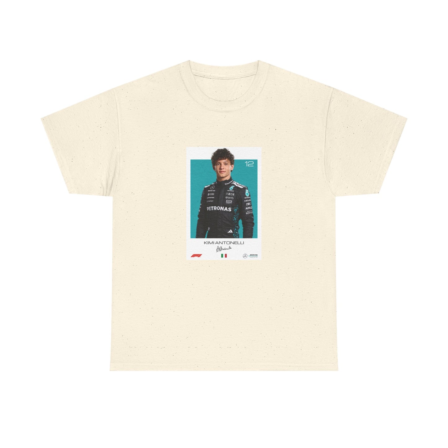 Kimi Antonelli Tee | Motorsport Helmet Graphic, Racing Suit
