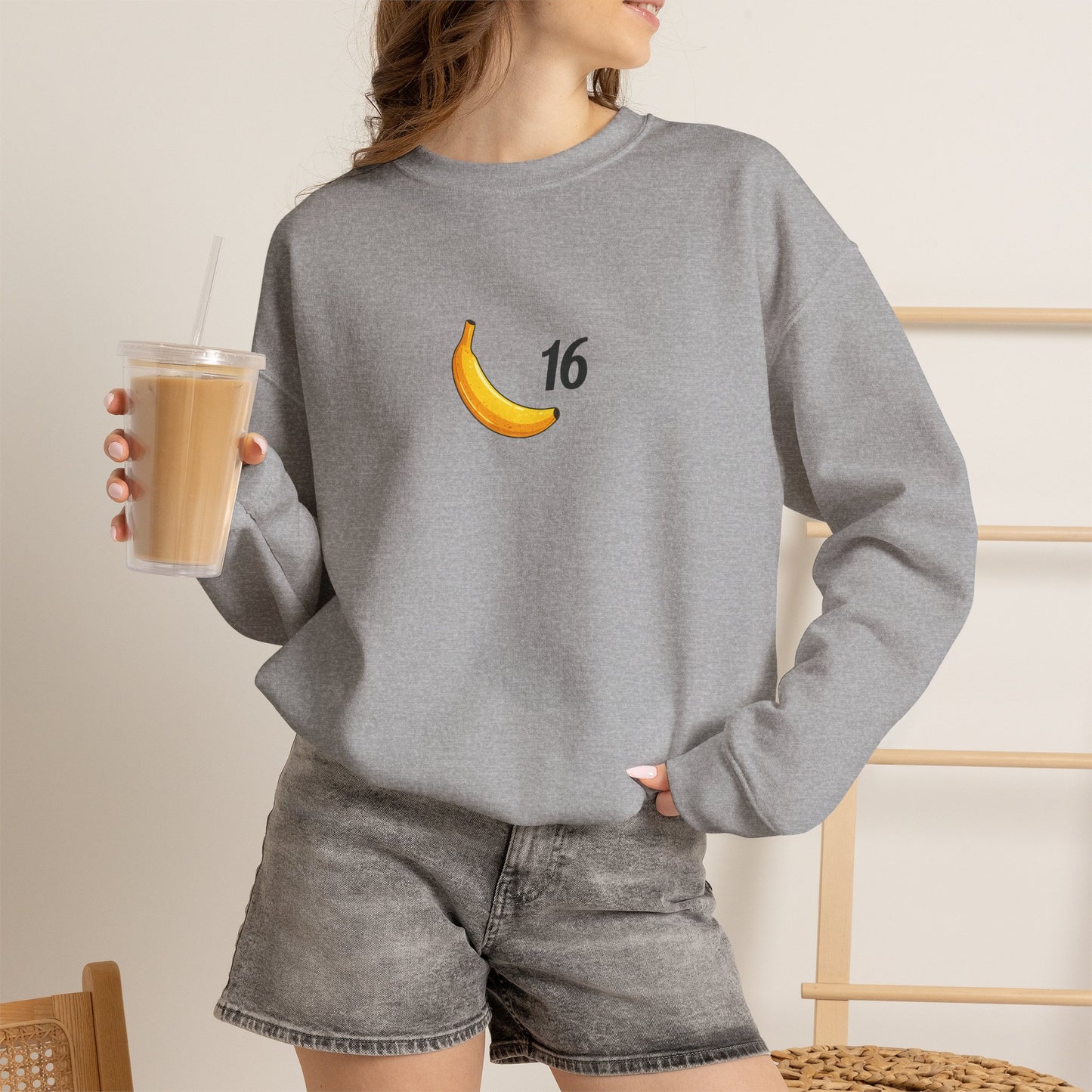 Banana 16 Crewneck Charles Leclerc Inspired Sweatshirt
