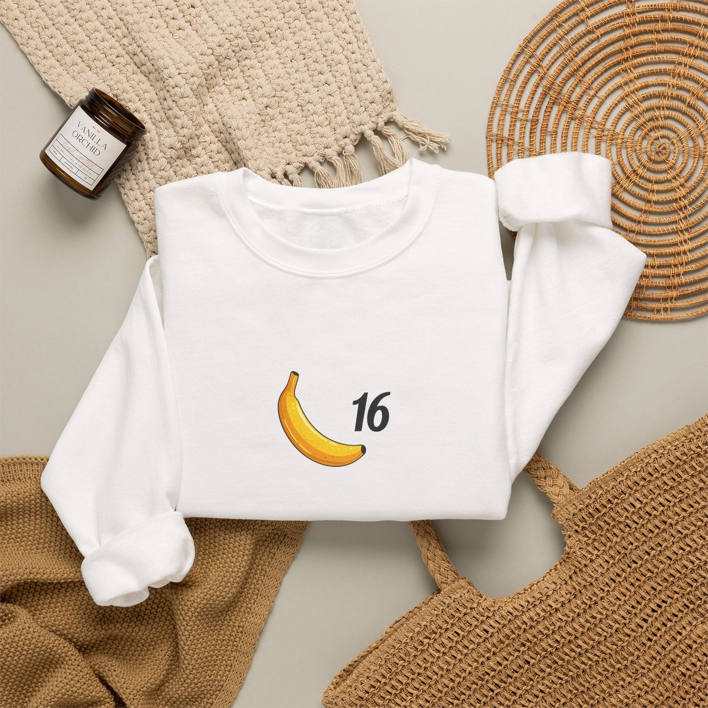 Banana 16 Crewneck Charles Leclerc Inspired Sweatshirt