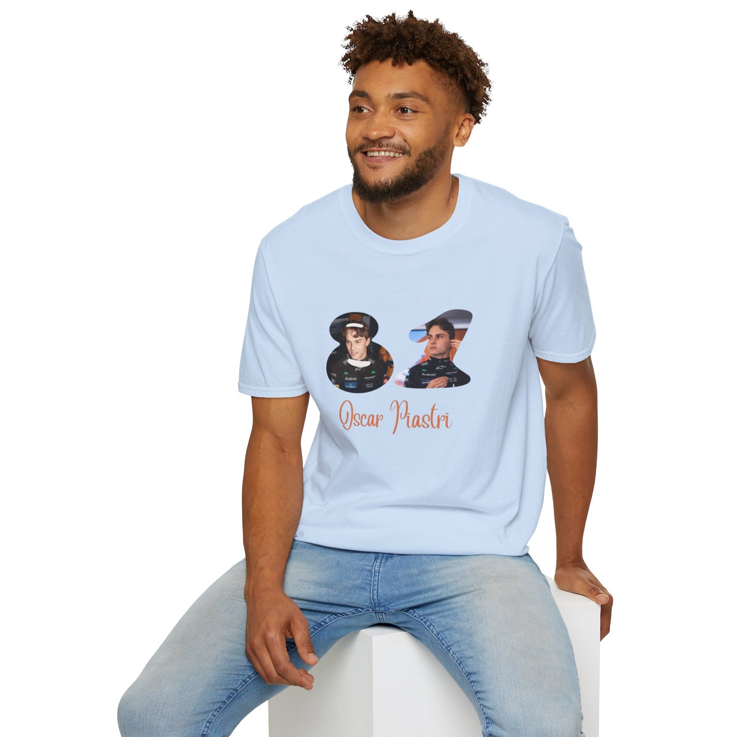 Oscar Piastri 81 photo collage T-Shirt