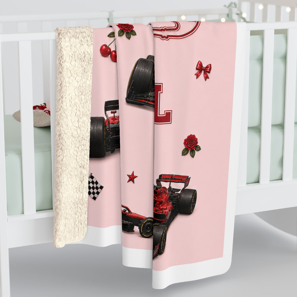 Charles Leclers Inspired Sherpa Fleece Blanket