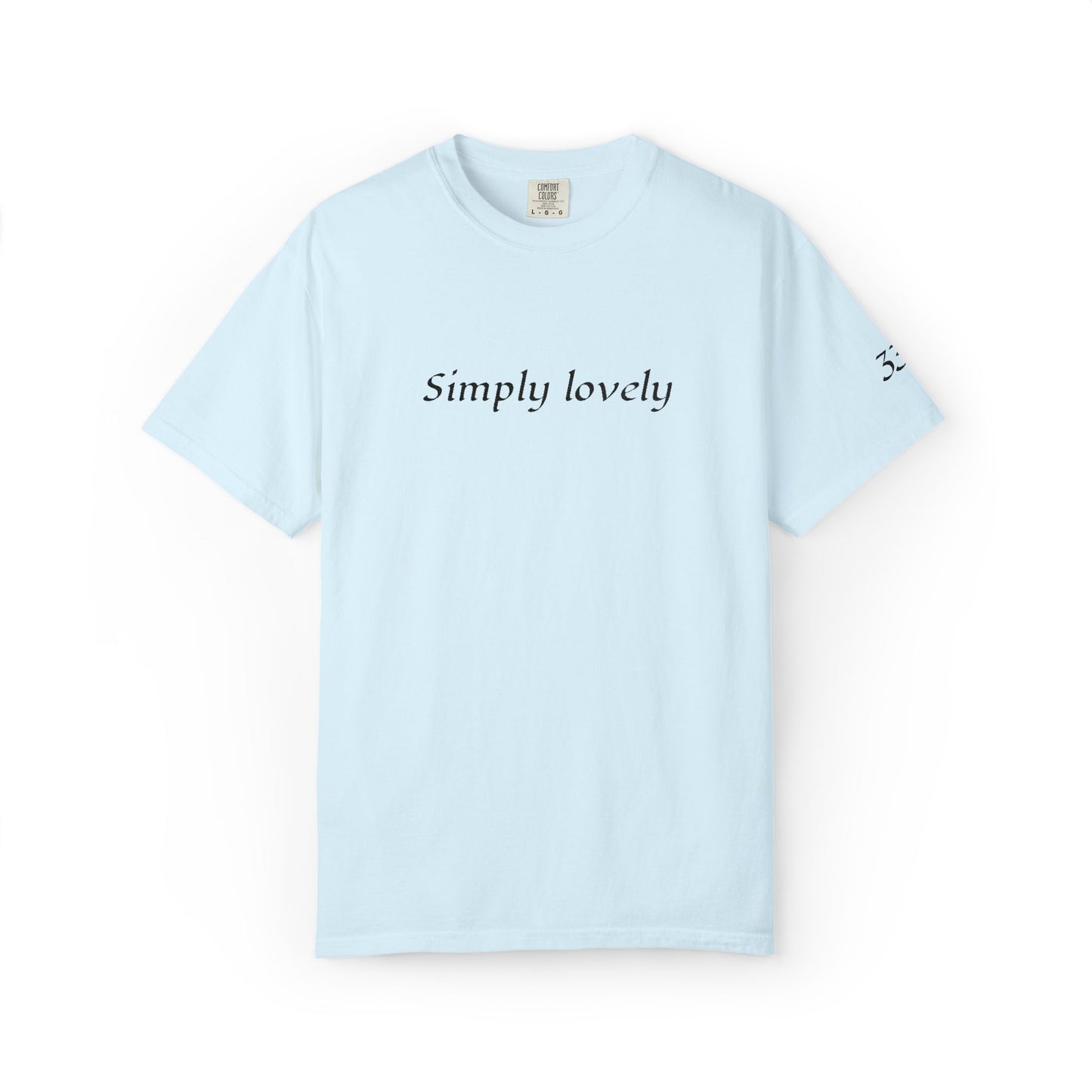 Simply Lovely Emroidered T-Shirt with 333 Angel Number