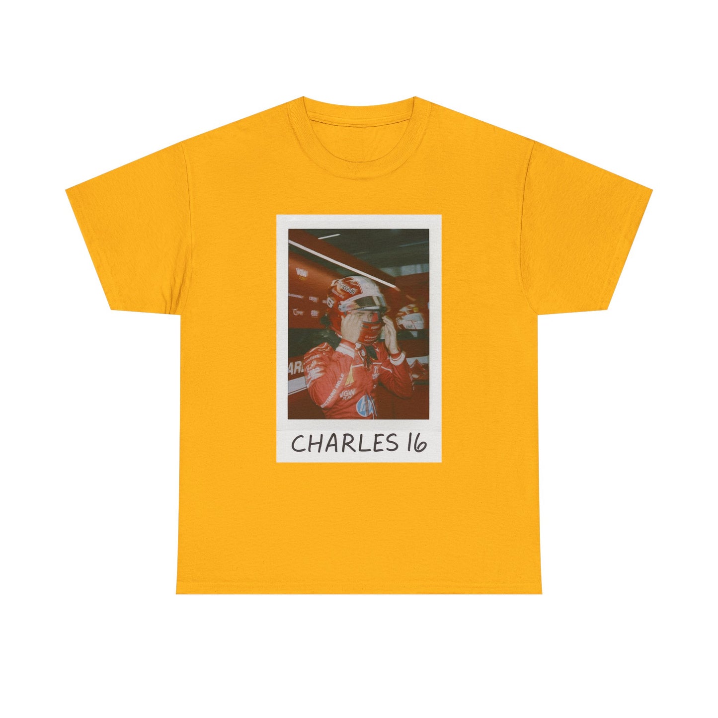 Charles Leclerc 16 F1 Polaroid T-Shirt