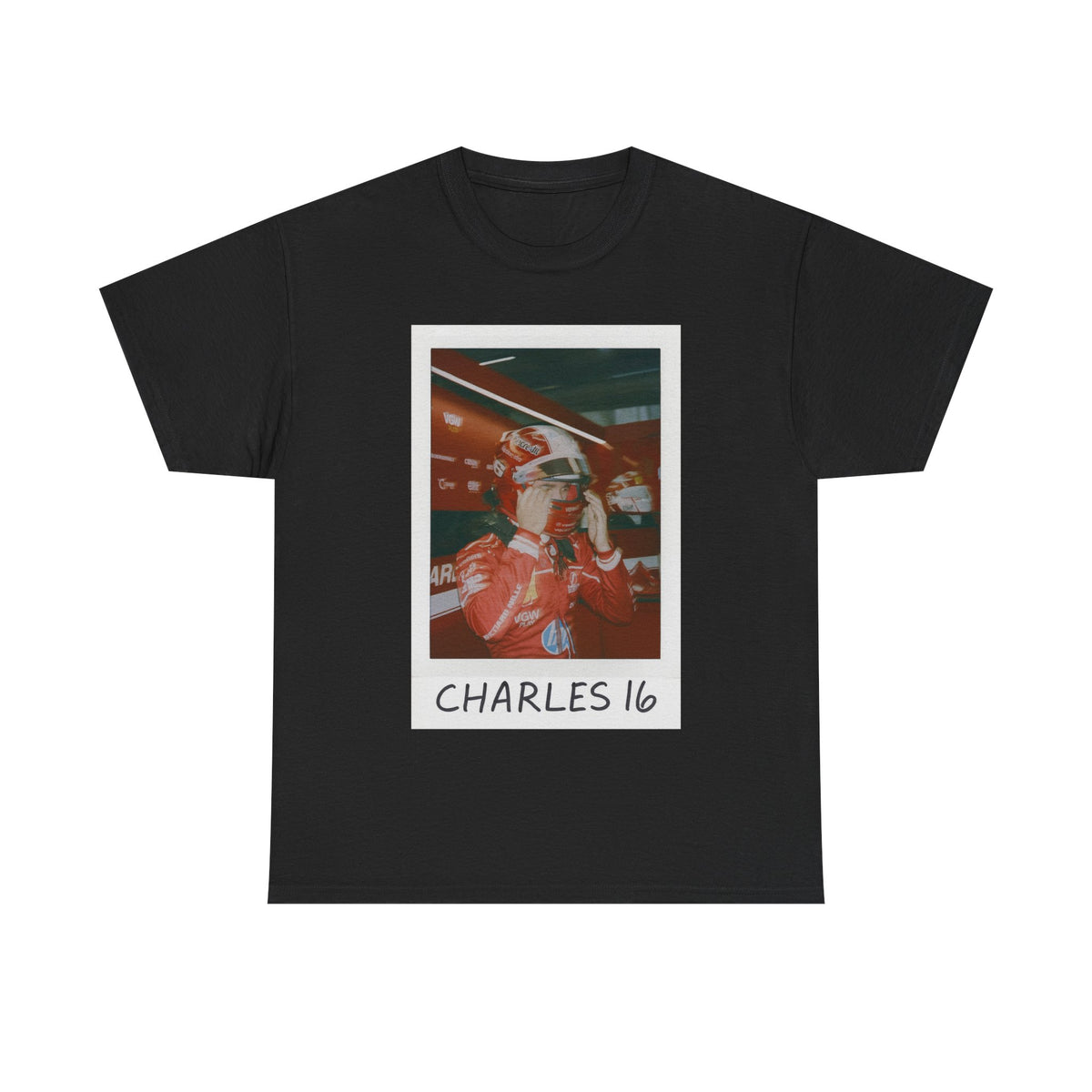 Charles Leclerc 16 F1 Polaroid T-Shirt