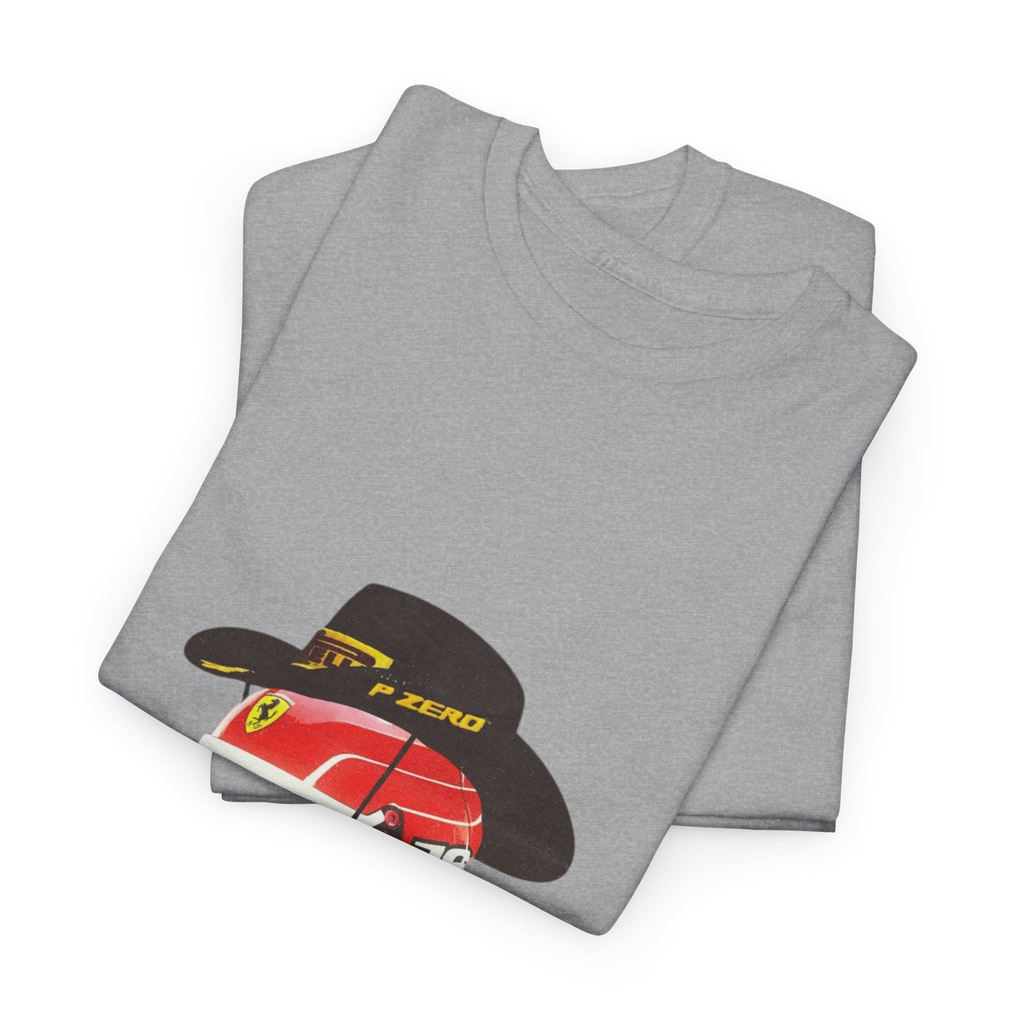 Cowboy Hat Leclerc Inspired Helmet T-Shirt