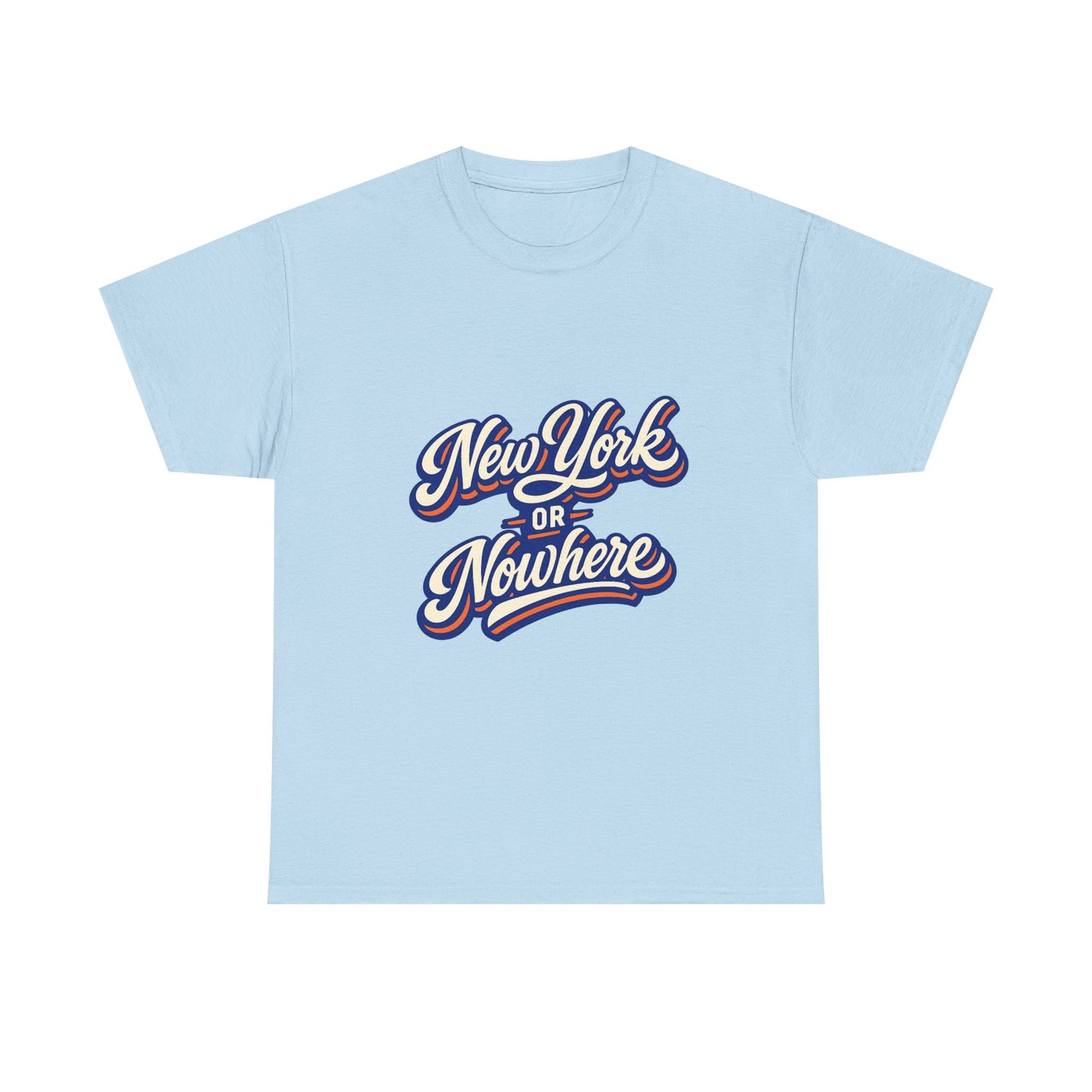 New York or Nowhere T-Shirt | Vintage Script NYC Tee