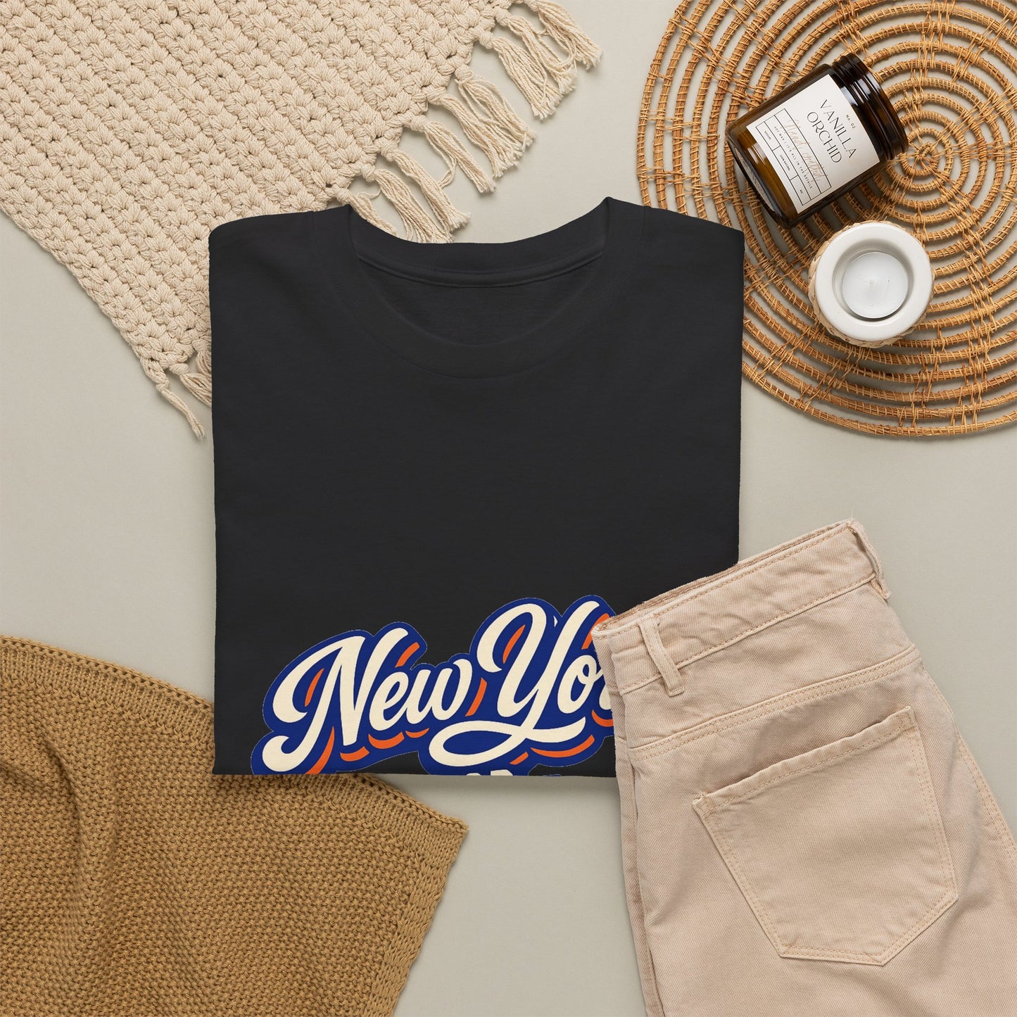 New York or Nowhere T-Shirt | Vintage Script NYC Tee