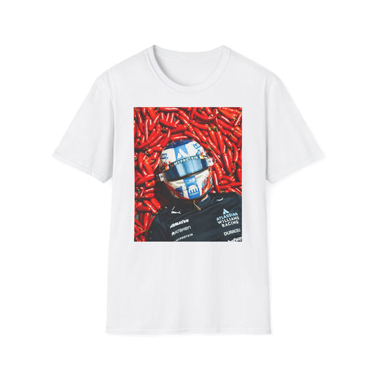 Carlos Sainz Red Chili Peppers T-Shirt | Motorsport Art