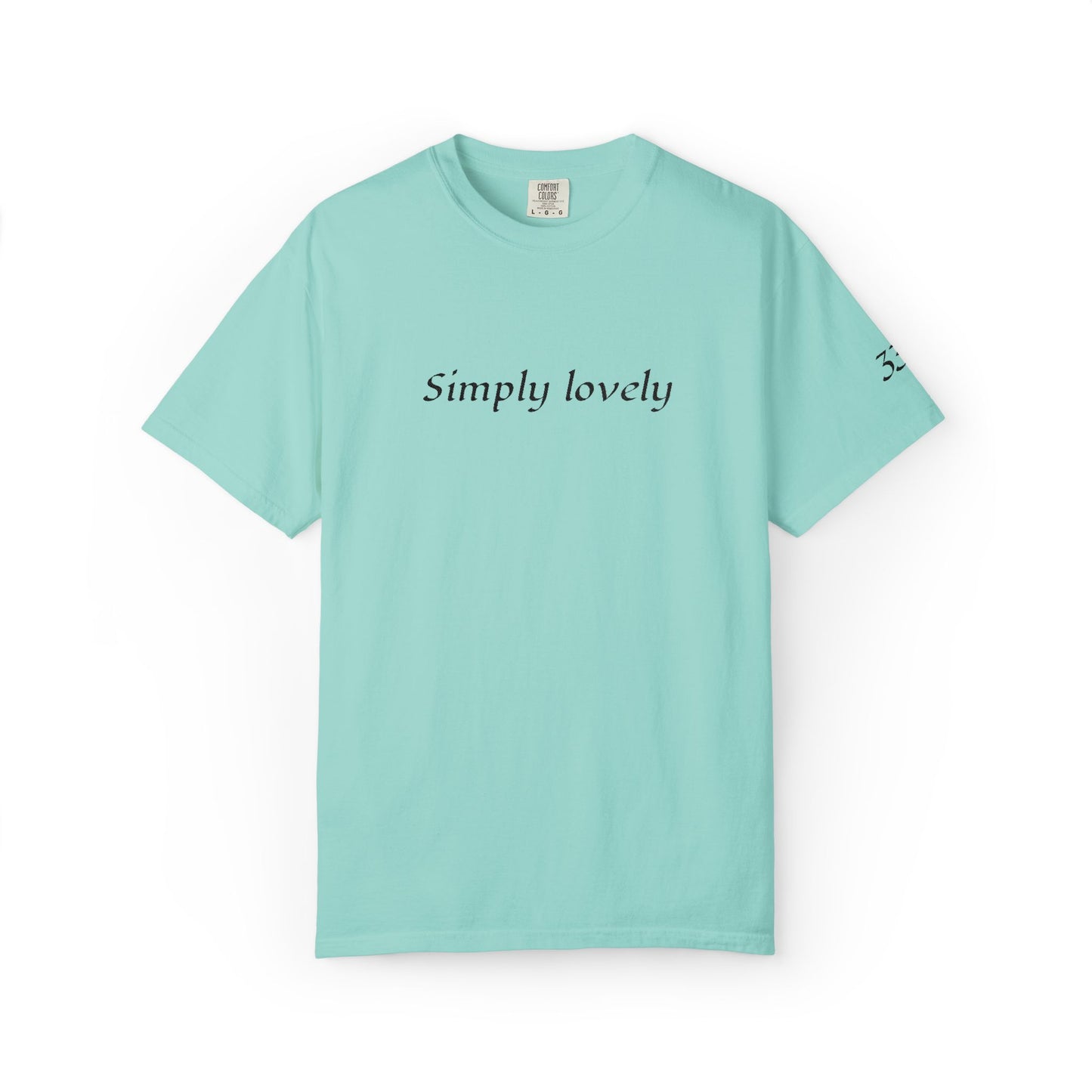 Simply Lovely Emroidered T-Shirt with 333 Angel Number