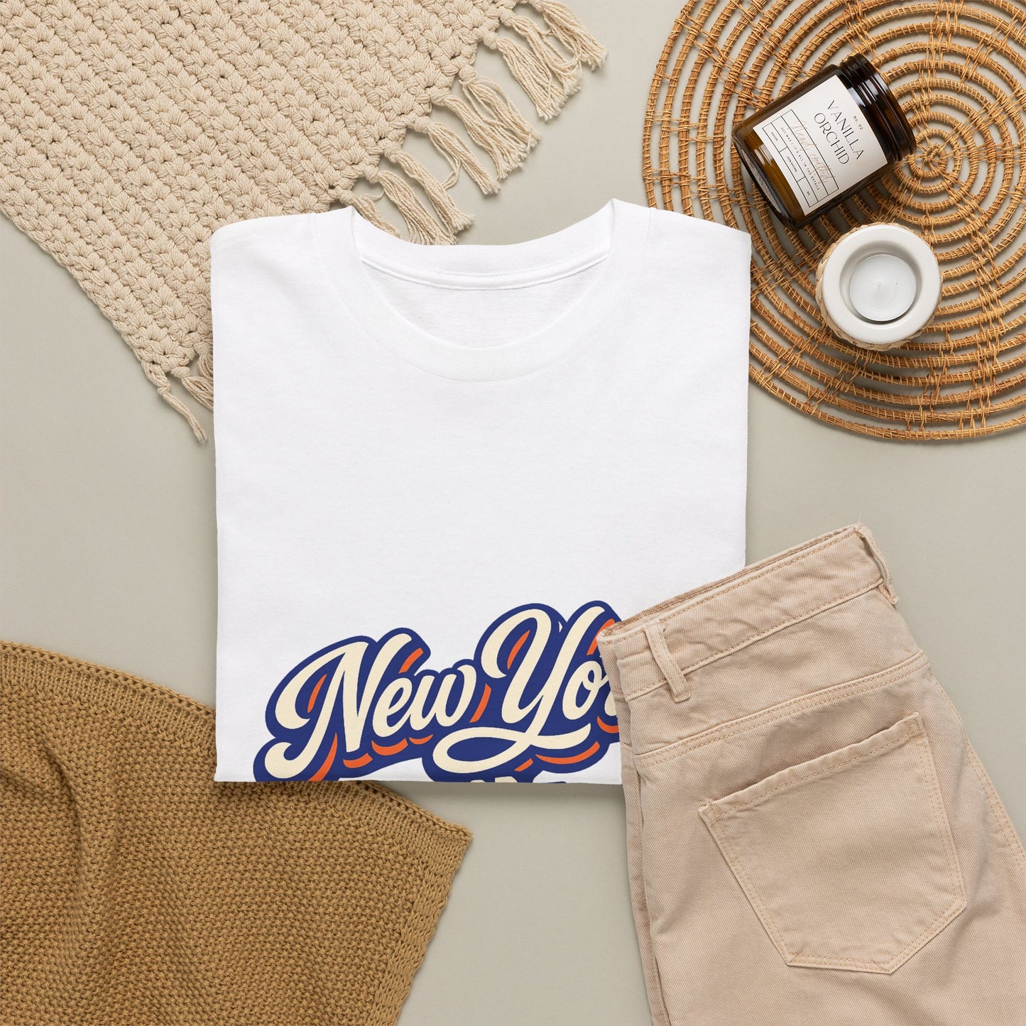 New York or Nowhere T-Shirt | Vintage Script NYC Tee