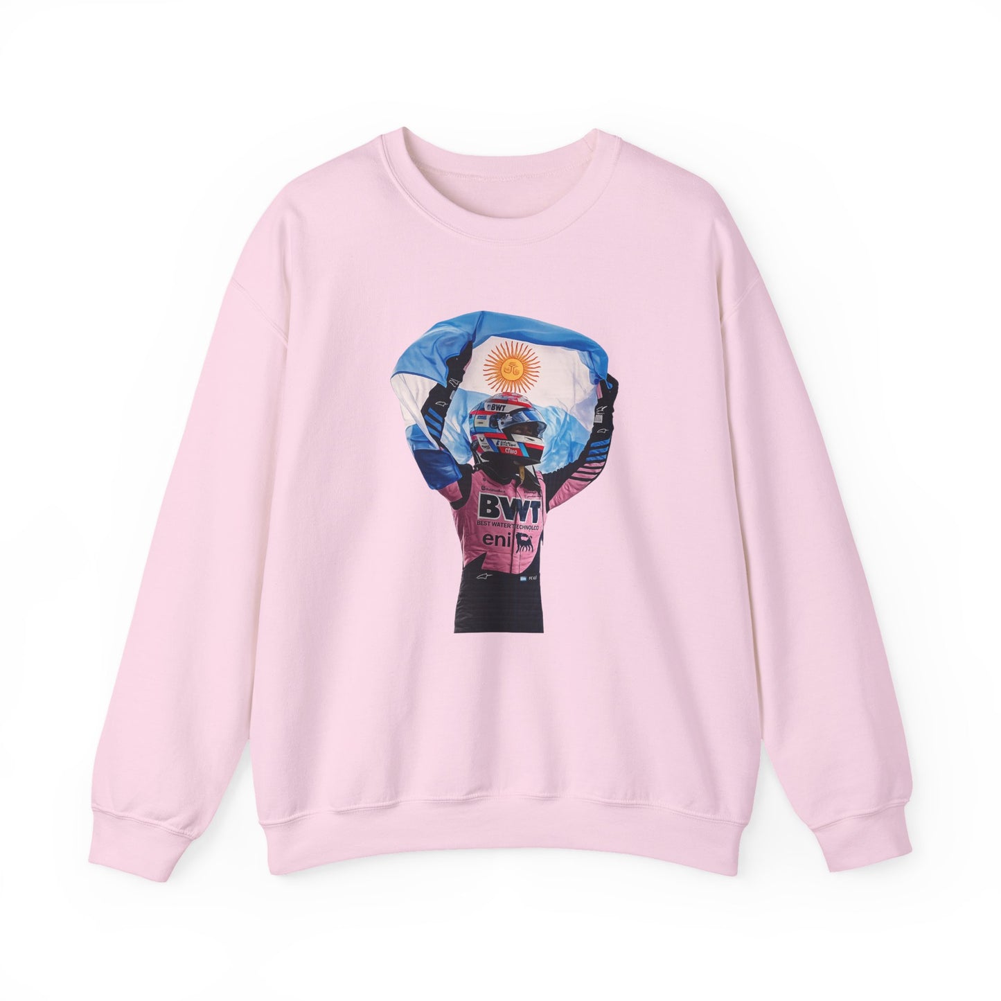 Franco Colapinto With Argentinian Flag Crewneck Sweatshirt