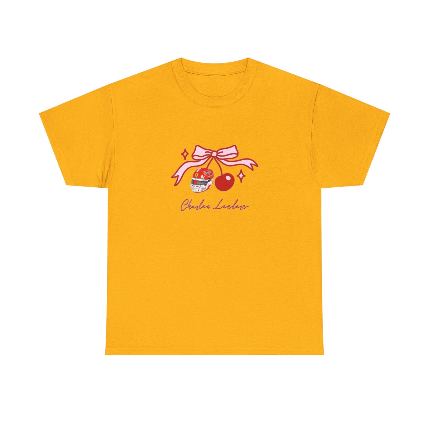 Charles Leclerc Aesthetic Cherry Candy Bow Tee