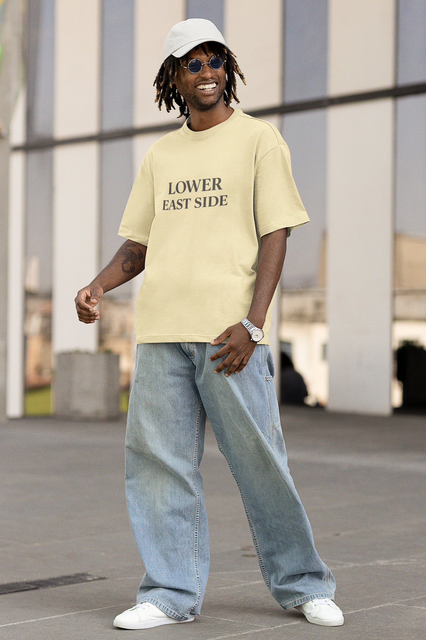 Lower East Side T-Shirt — Minimal NYC Neighborhood Tee
