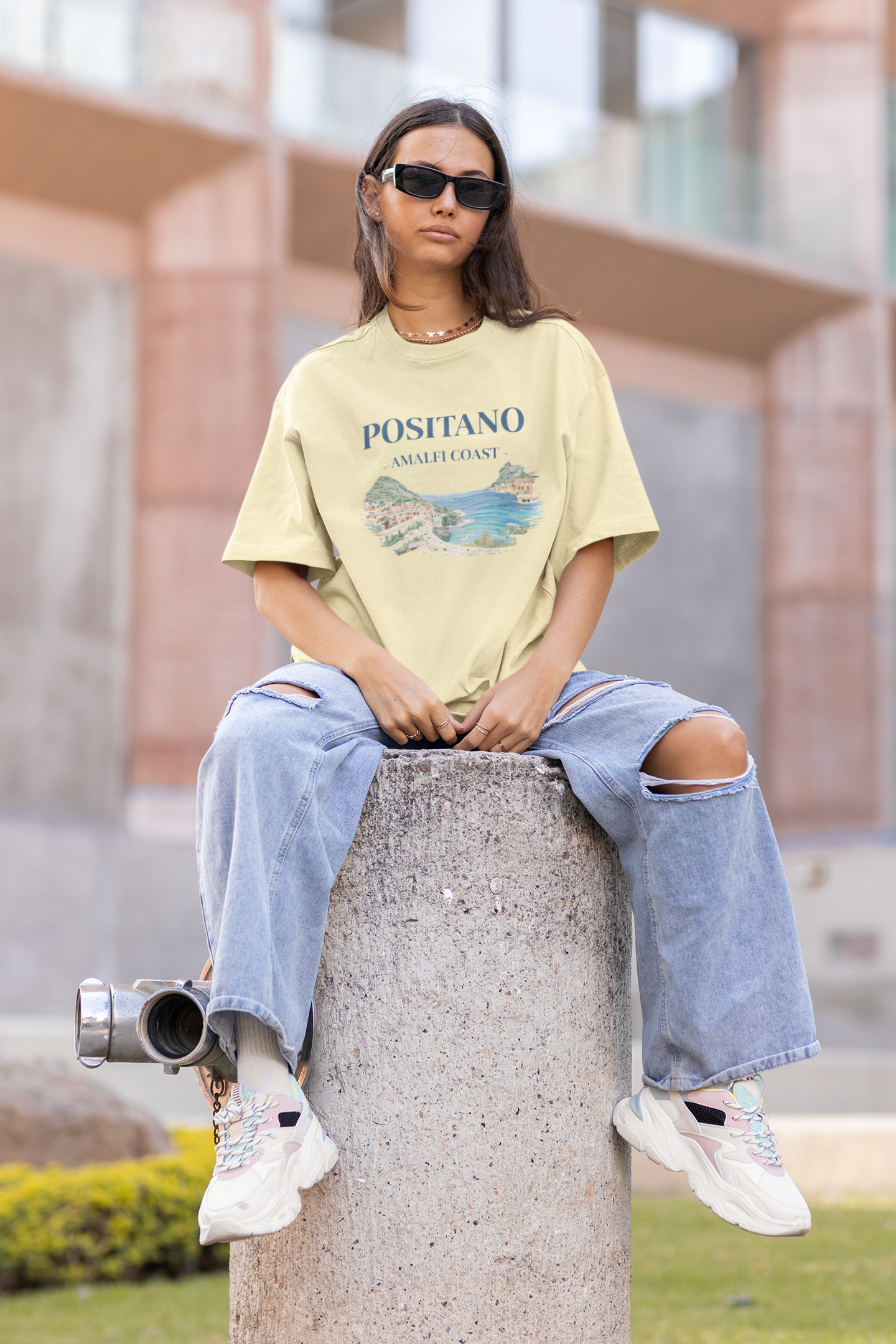 Positano Amalfi Coast Tee — Vintage Coastal Italy Travel T-Shirt