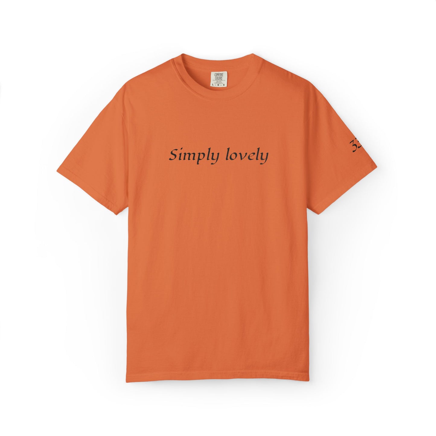 Simply Lovely Emroidered T-Shirt with 333 Angel Number