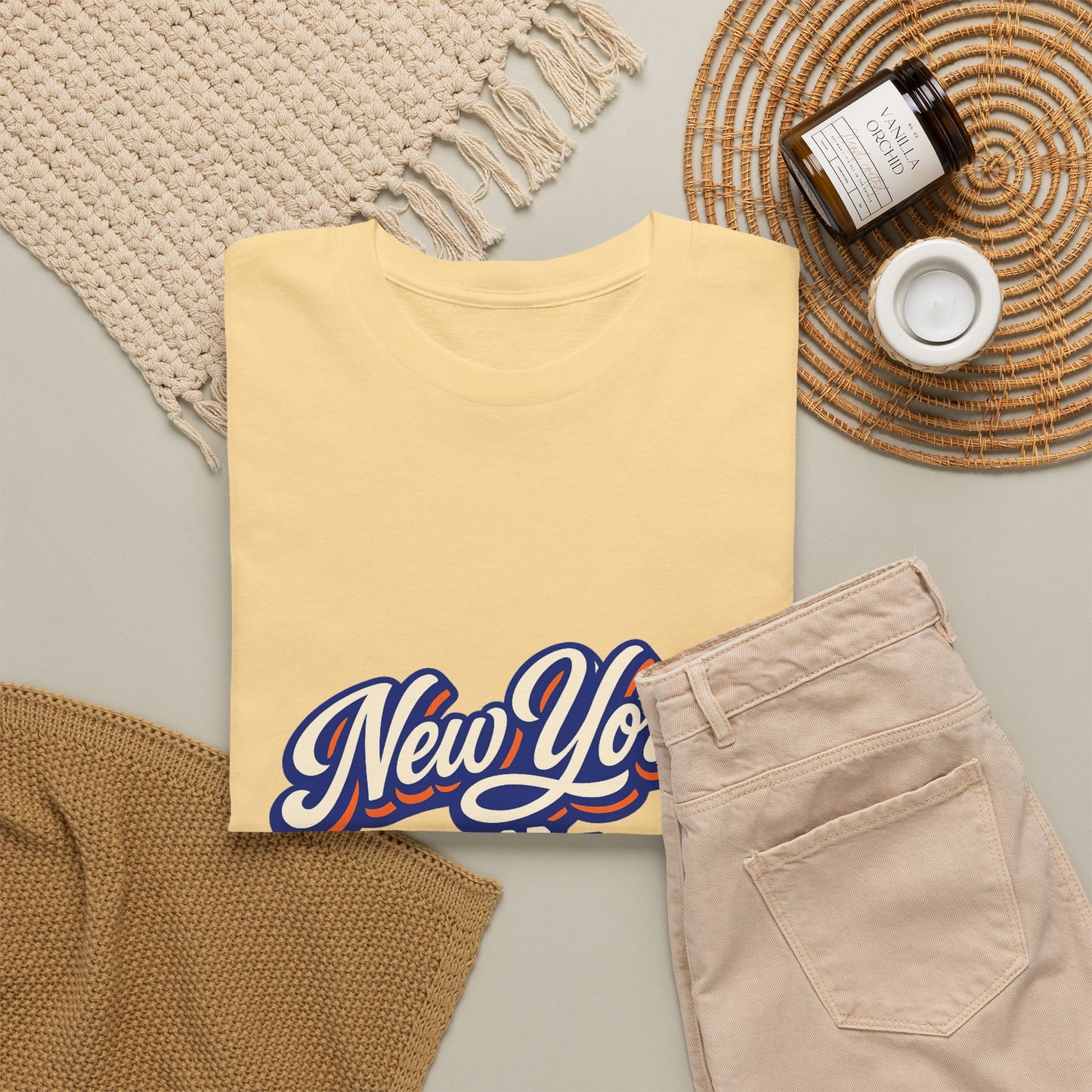 New York or Nowhere T-Shirt | Vintage Script NYC Tee