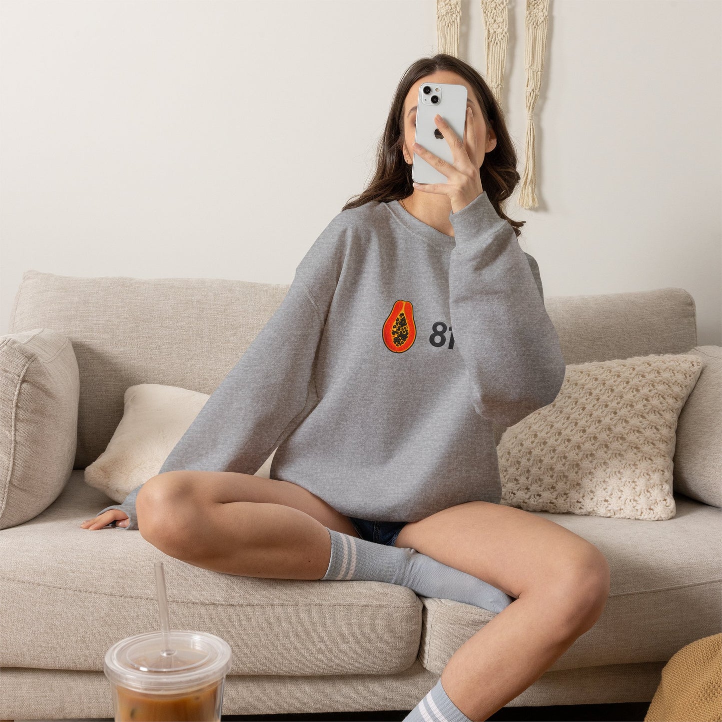 Papaya 81 Crewneck Sweatshirt Oscar Piastri Inspired