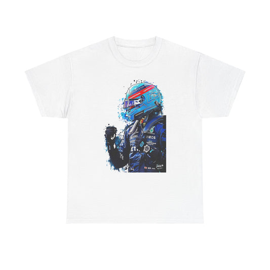 George Russell Race Helmet Driver illustration T-Shirt