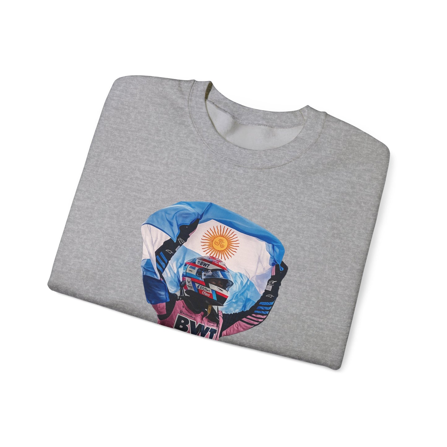 Franco Colapinto With Argentinian Flag Crewneck Sweatshirt