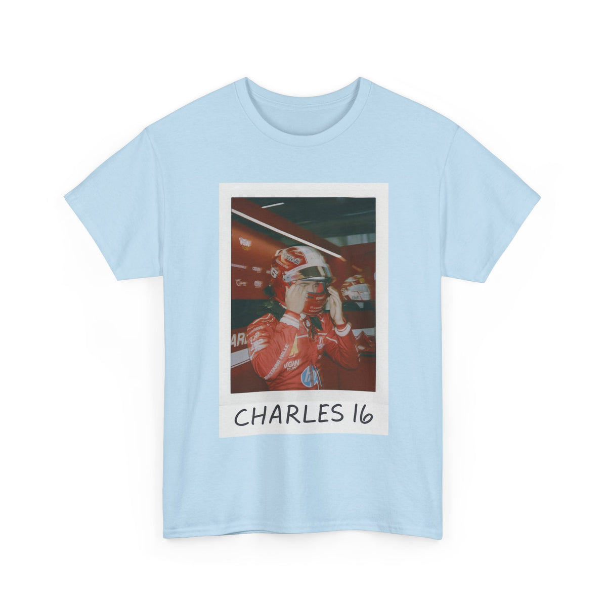 Charles Leclerc 16 F1 Polaroid T-Shirt