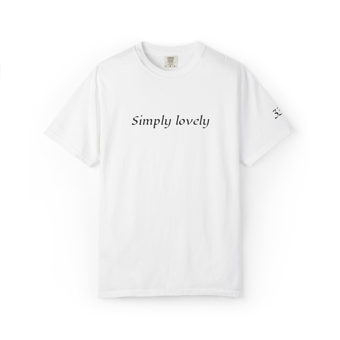Simply Lovely Emroidered T-Shirt with 333 Angel Number
