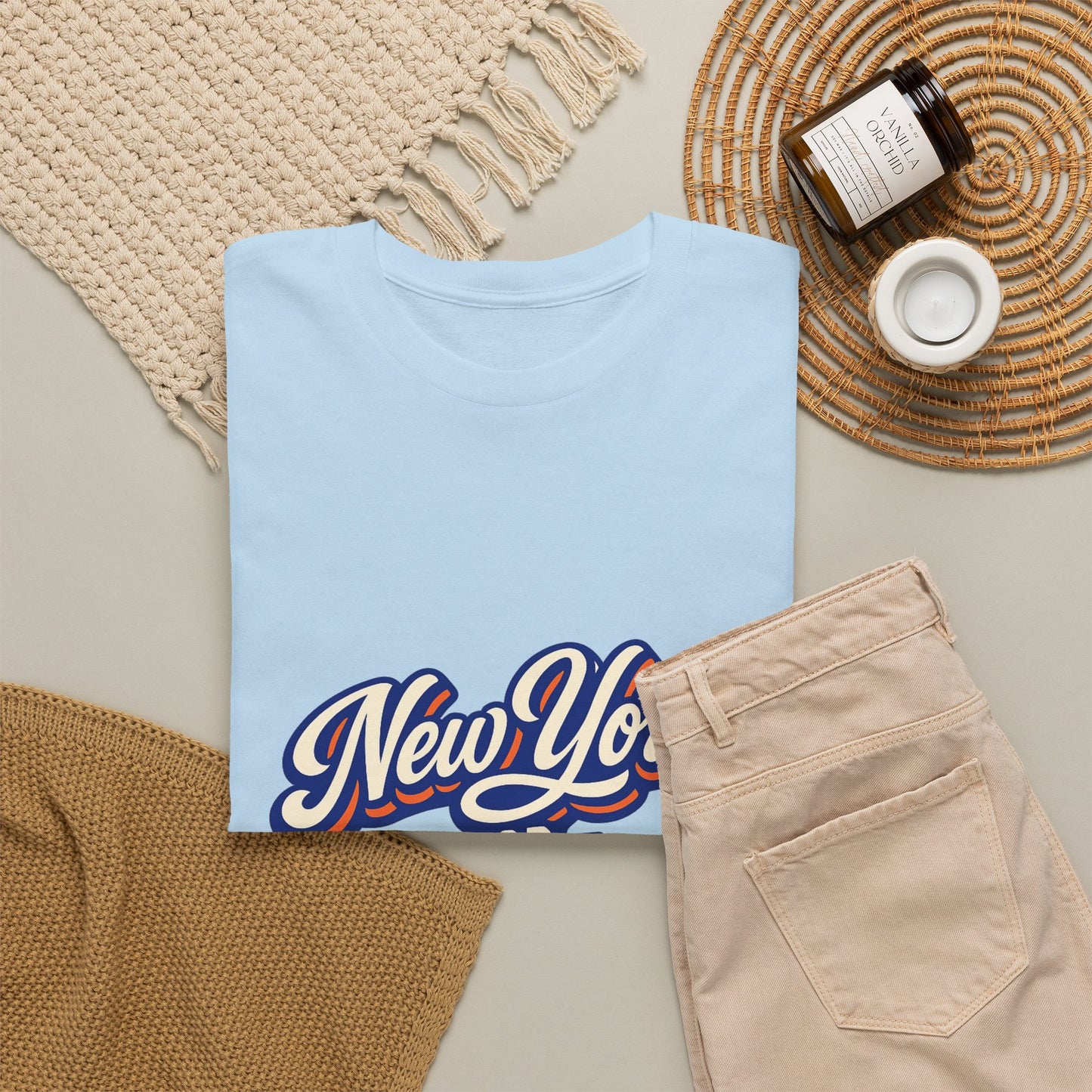 New York or Nowhere T-Shirt | Vintage Script NYC Tee