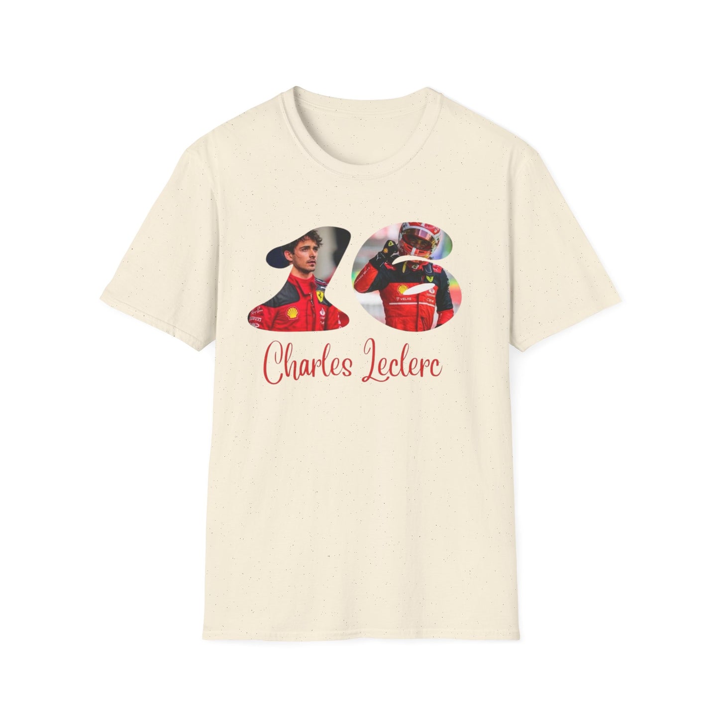 Charles Leclerc Photo Collage T-Shirt | F1 Racing Driver Tee