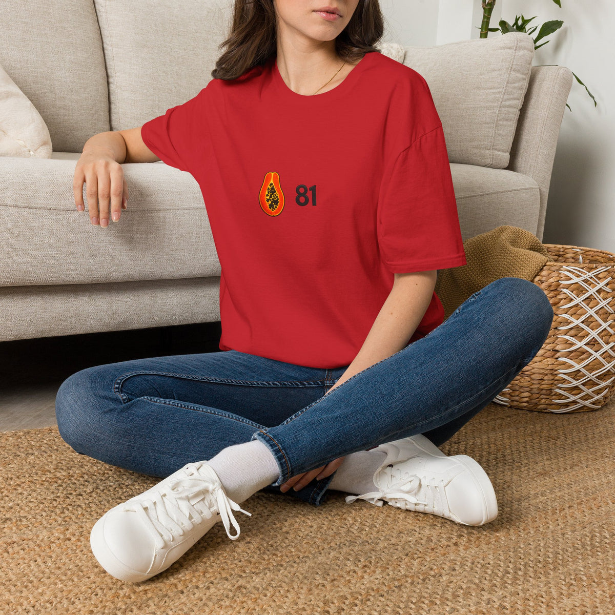 Papaya 81 Minimalist Tee Oscar Piastri Inspired