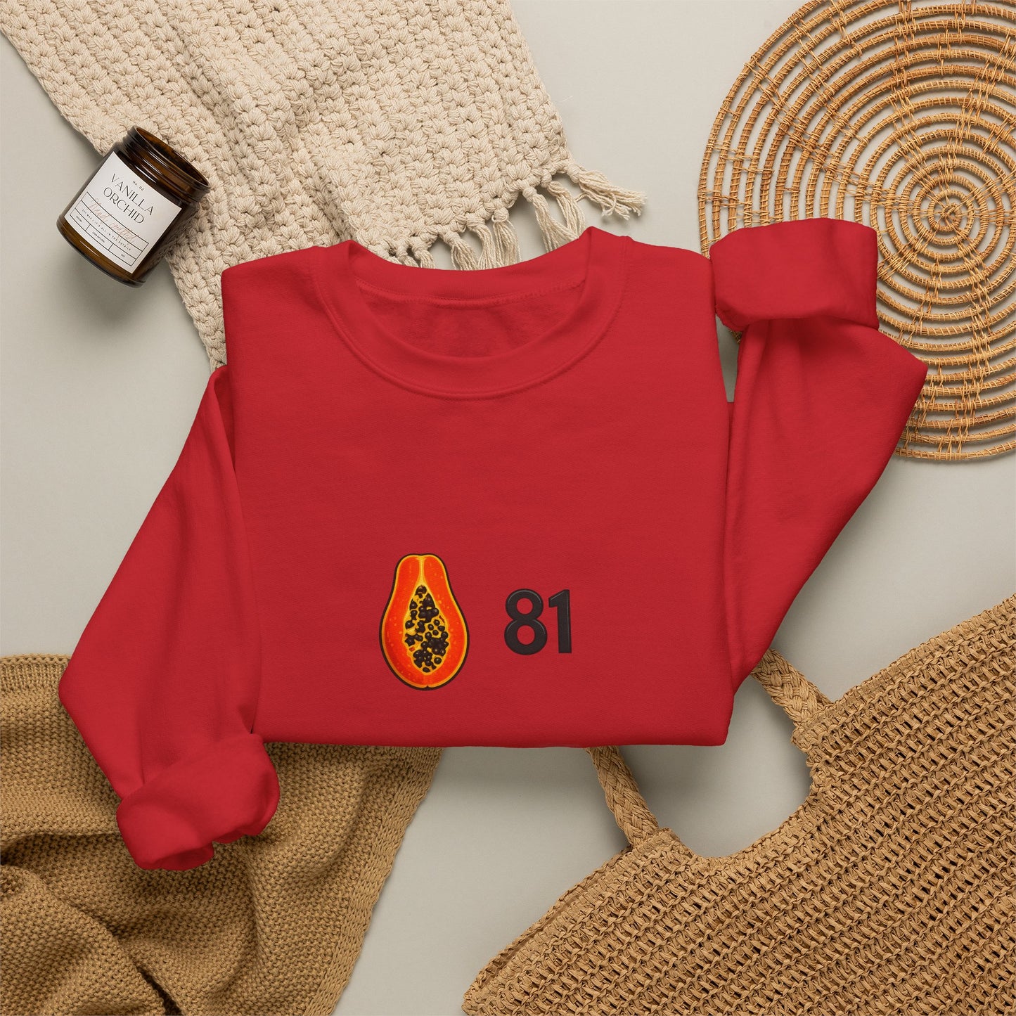 Papaya 81 Crewneck Sweatshirt Oscar Piastri Inspired