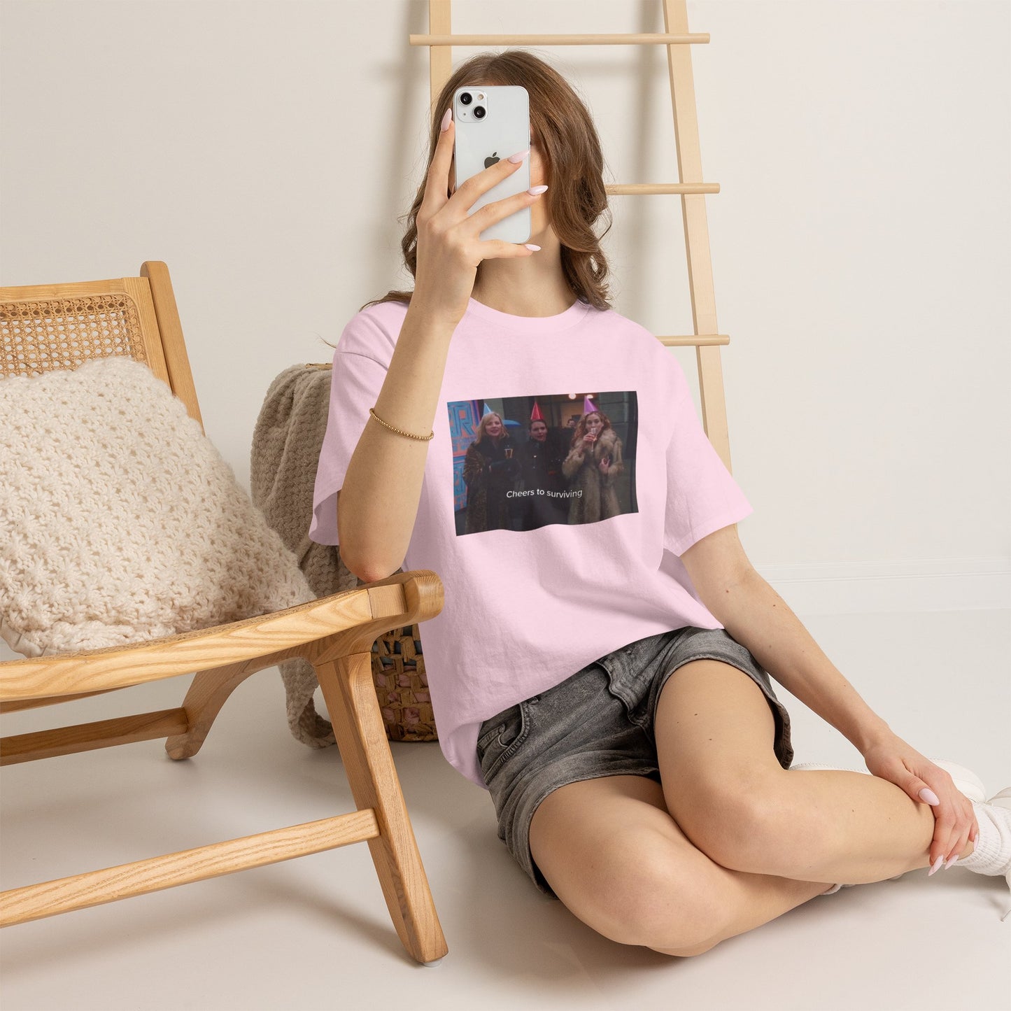 Manhattan Muses Tee "Cheers to Surviving" Tee