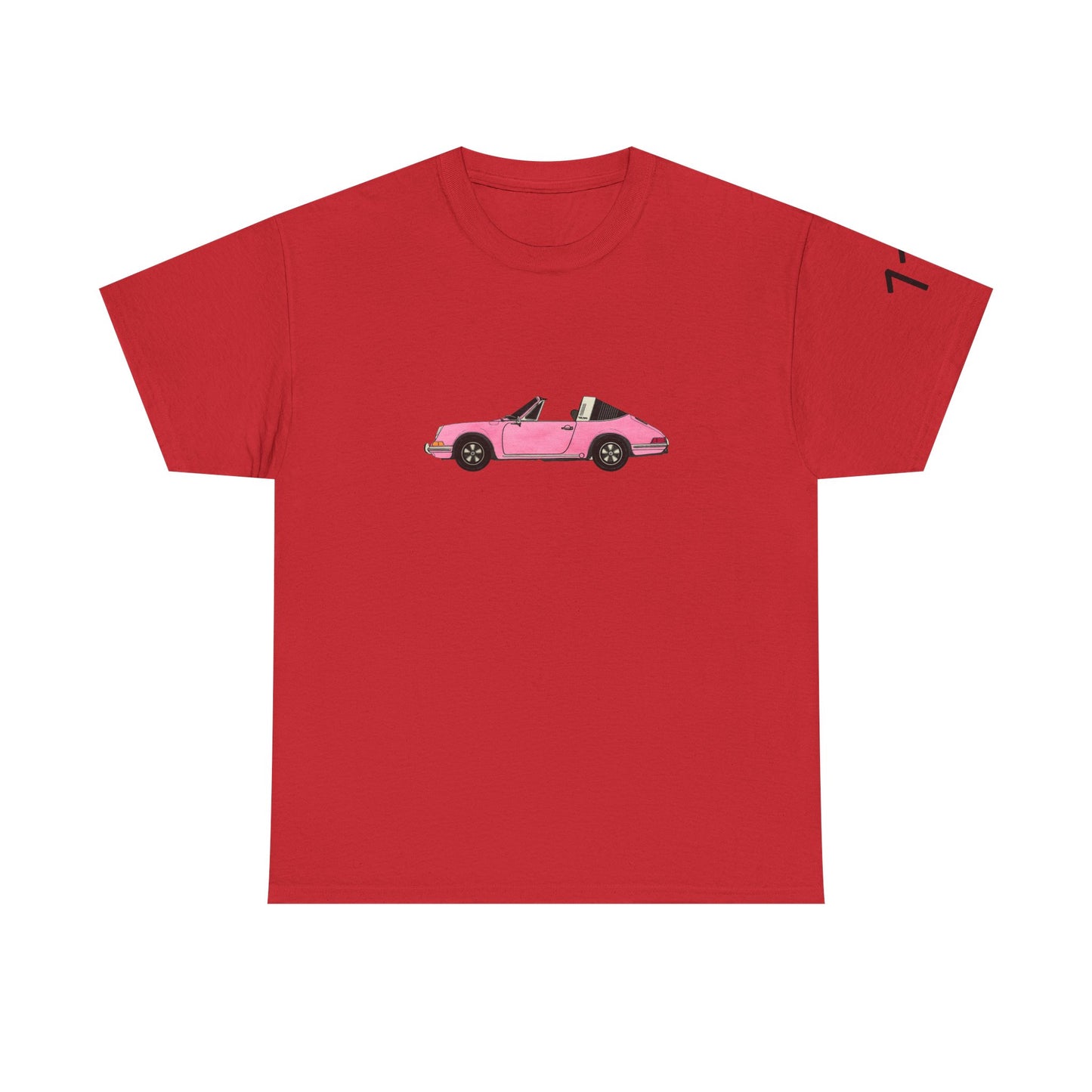 Classic Pink Convertible Car Tee