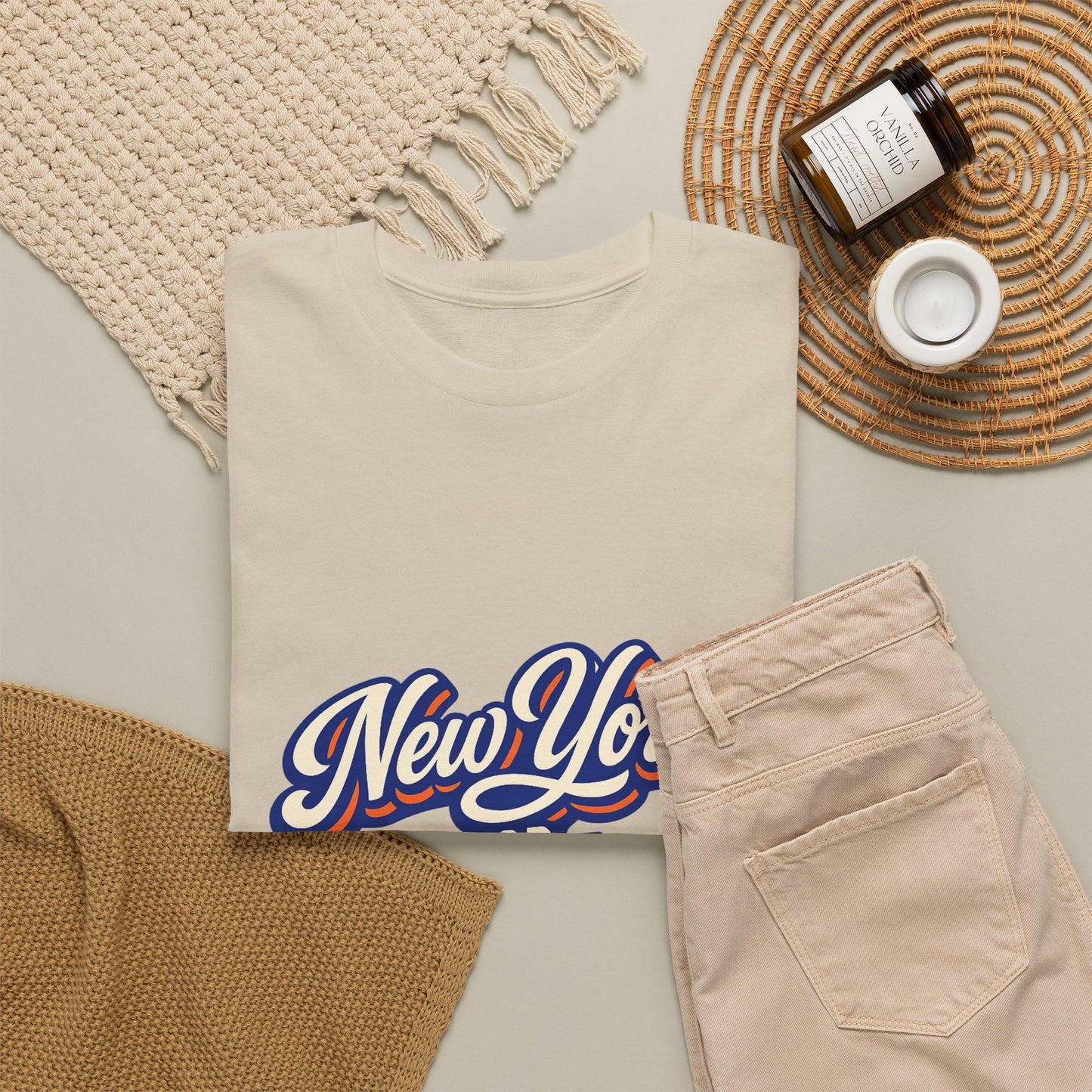 New York or Nowhere T-Shirt | Vintage Script NYC Tee