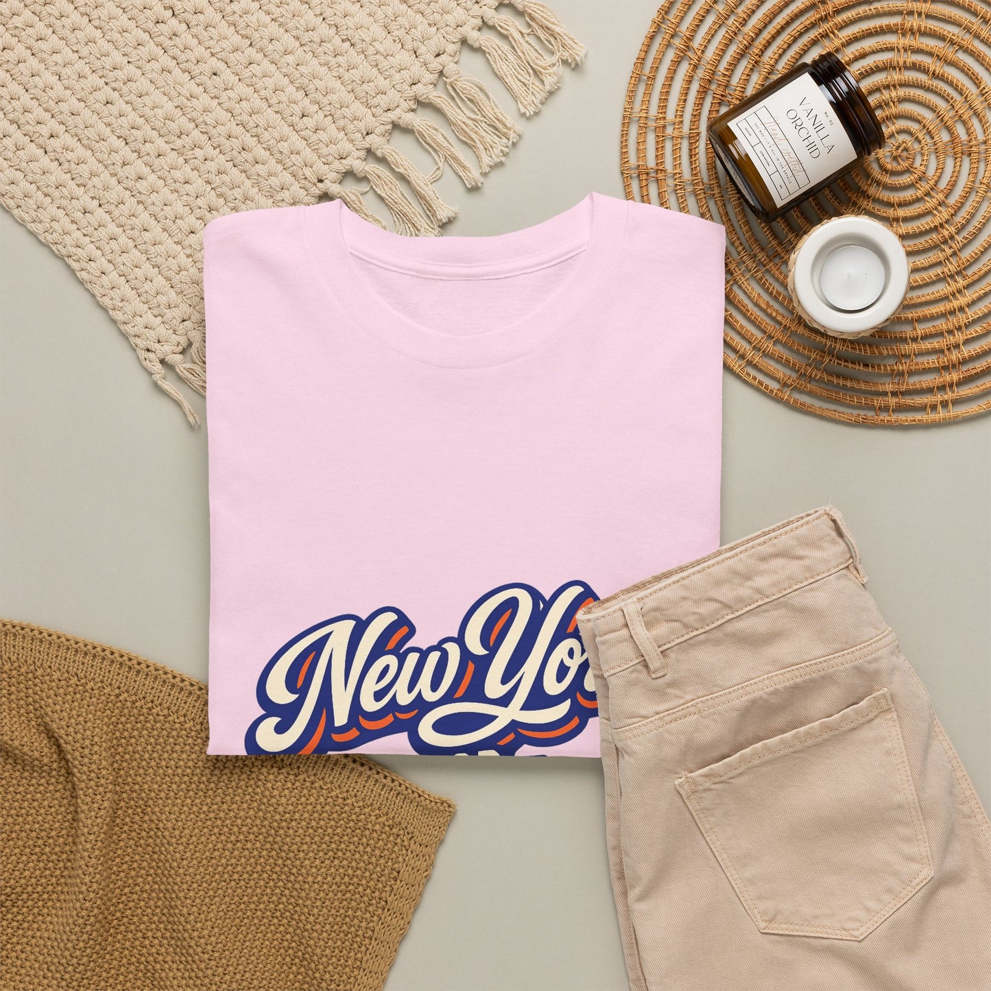 New York or Nowhere T-Shirt | Vintage Script NYC Tee