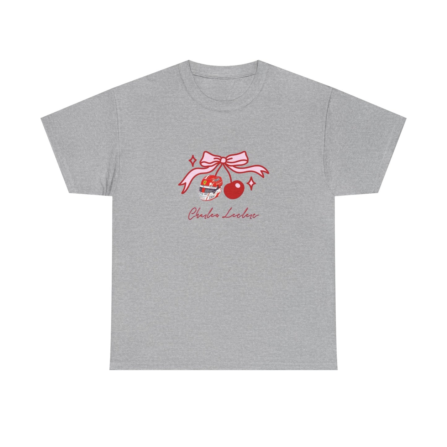 Charles Leclerc Aesthetic Cherry Candy Bow Tee