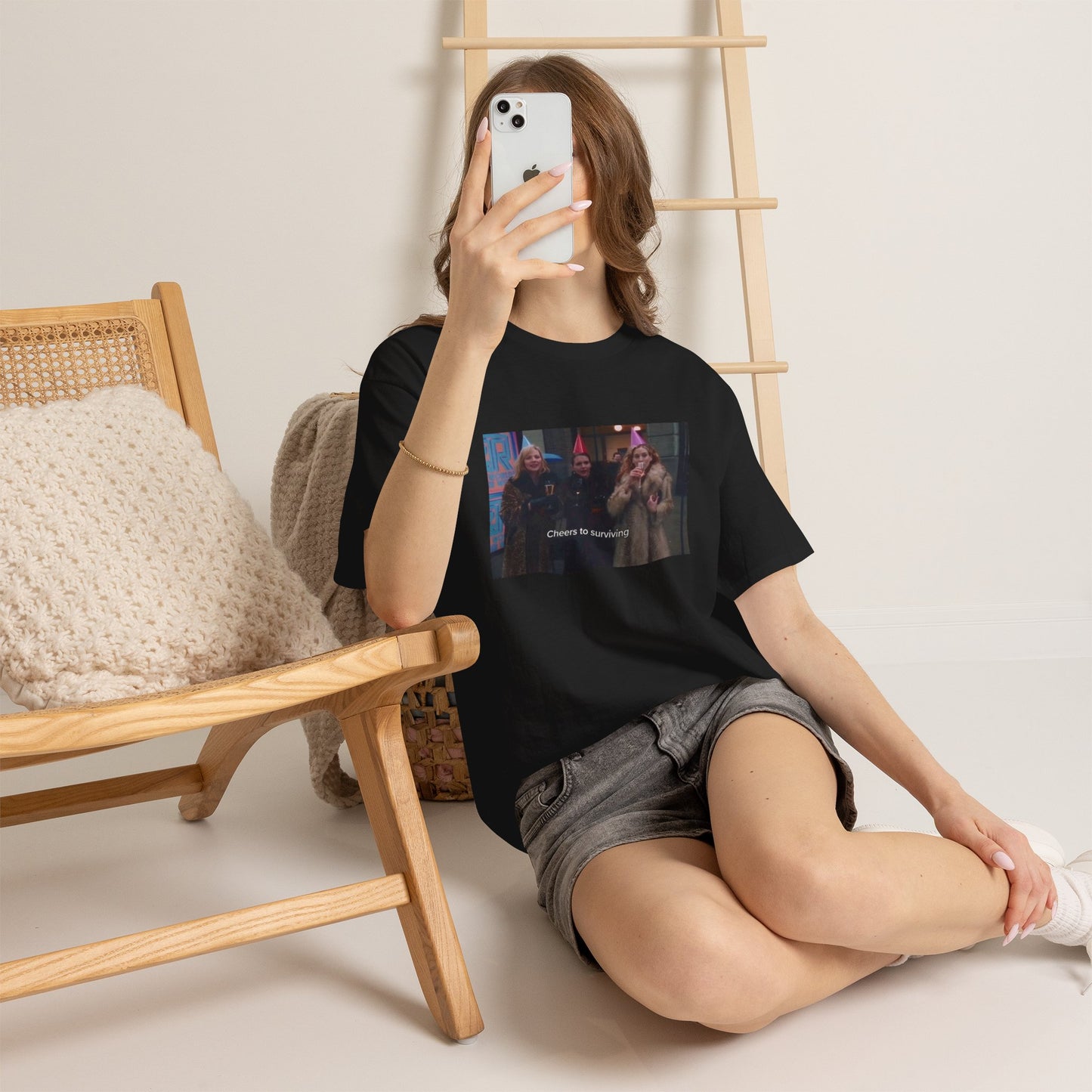 Manhattan Muses Tee "Cheers to Surviving" Tee