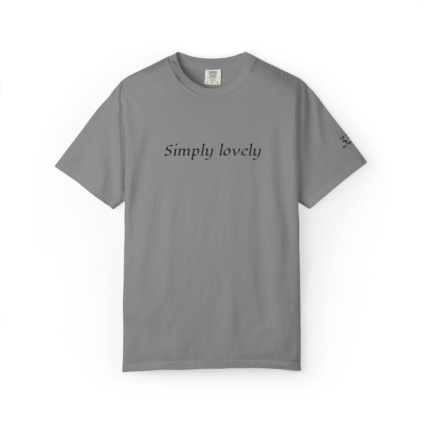 Simply Lovely Emroidered T-Shirt with 333 Angel Number