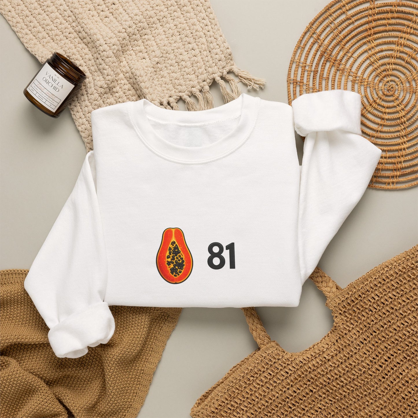 Papaya 81 Crewneck Sweatshirt Oscar Piastri Inspired