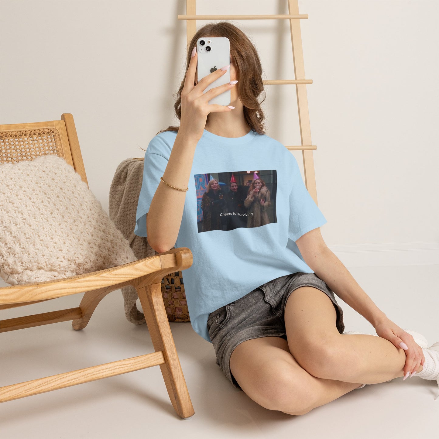Manhattan Muses Tee "Cheers to Surviving" Tee