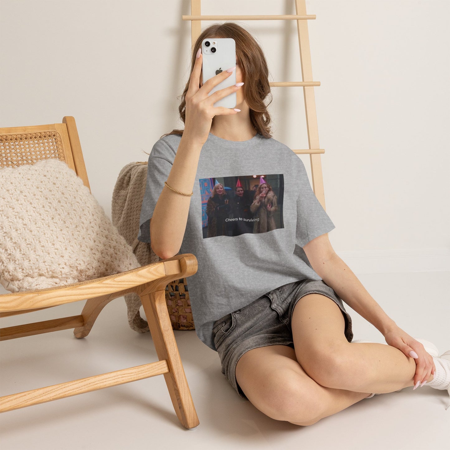Manhattan Muses Tee "Cheers to Surviving" Tee