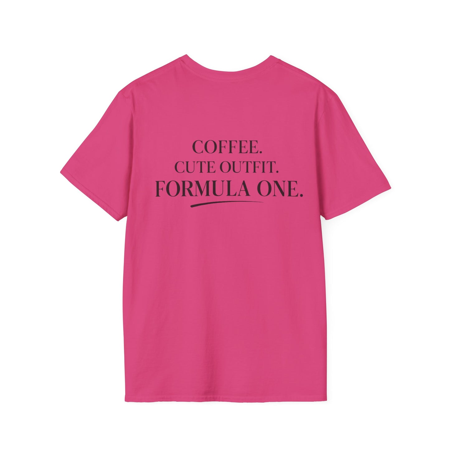 Coffe Cute Outfit Formula One Tee