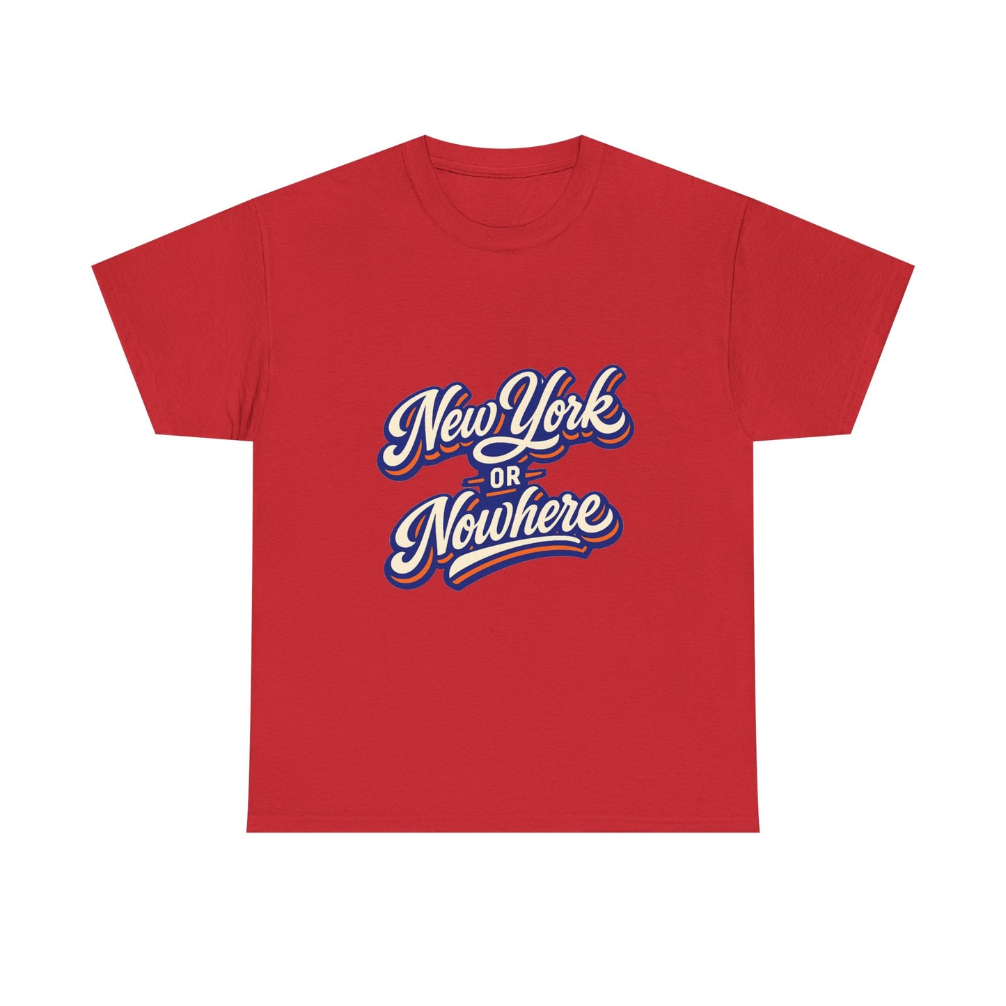 New York or Nowhere T-Shirt | Vintage Script NYC Tee