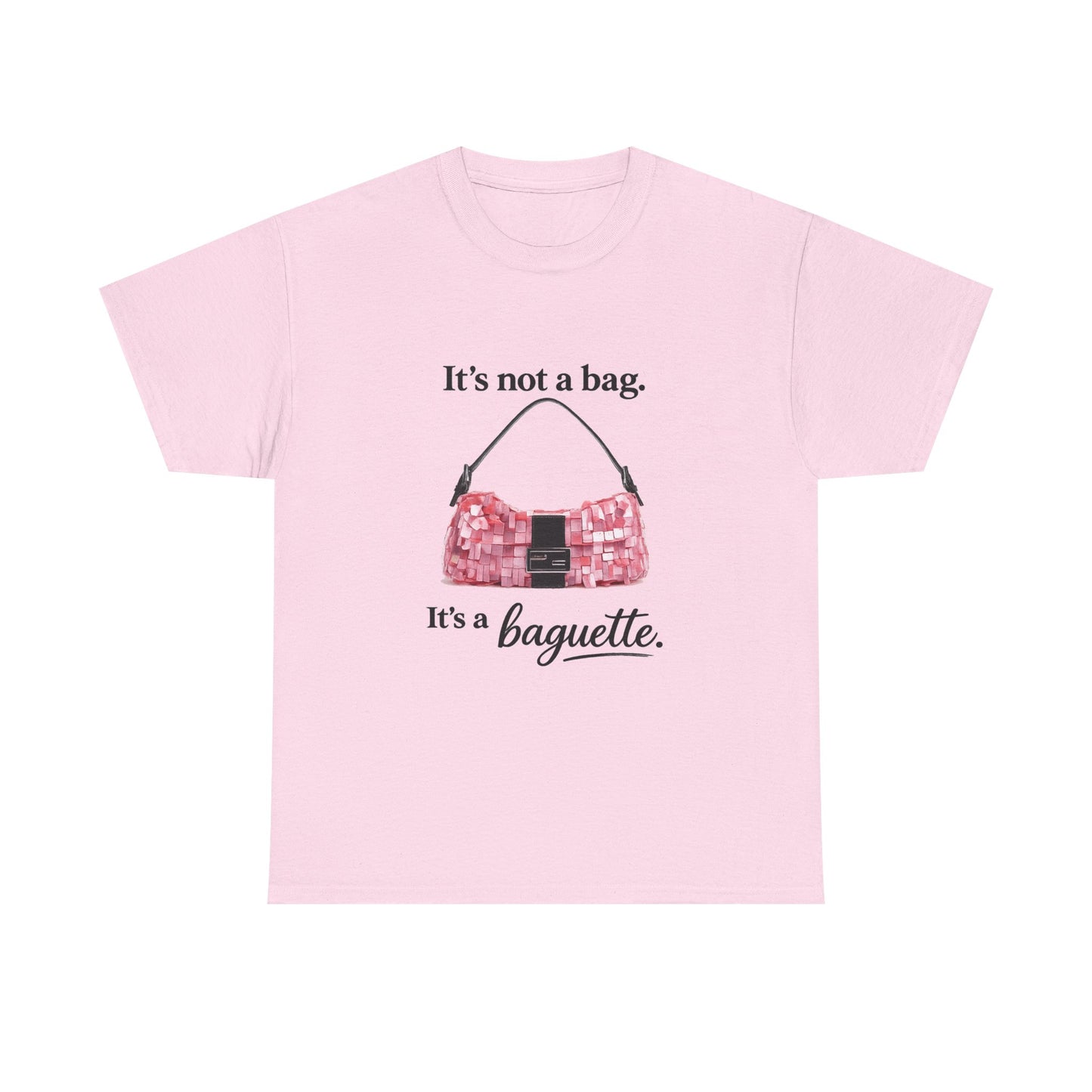 Baguette Purse Graphic Tee – "It's not a bag. It's a baguette." Fashion T‑Shirt