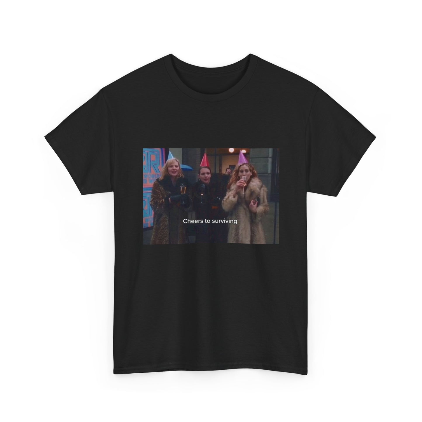 Manhattan Muses Tee "Cheers to Surviving" Tee