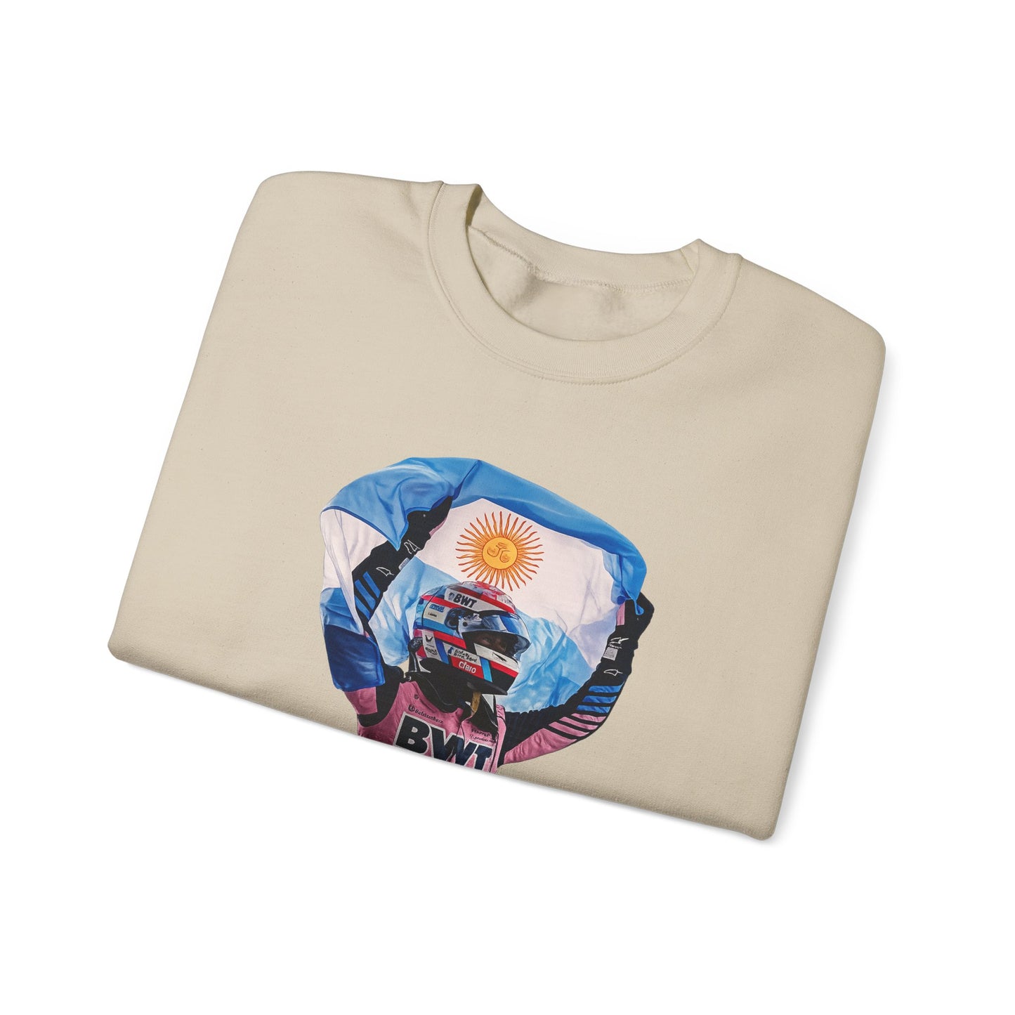Franco Colapinto With Argentinian Flag Crewneck Sweatshirt