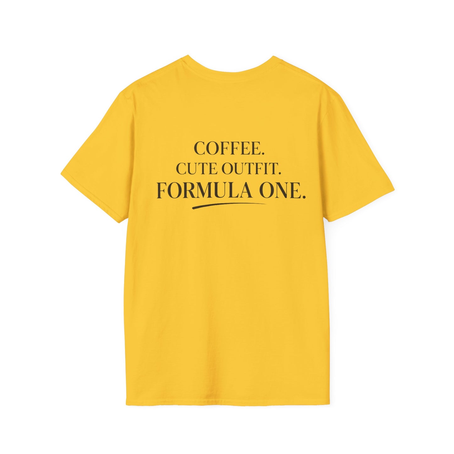 Coffe Cute Outfit Formula One Tee