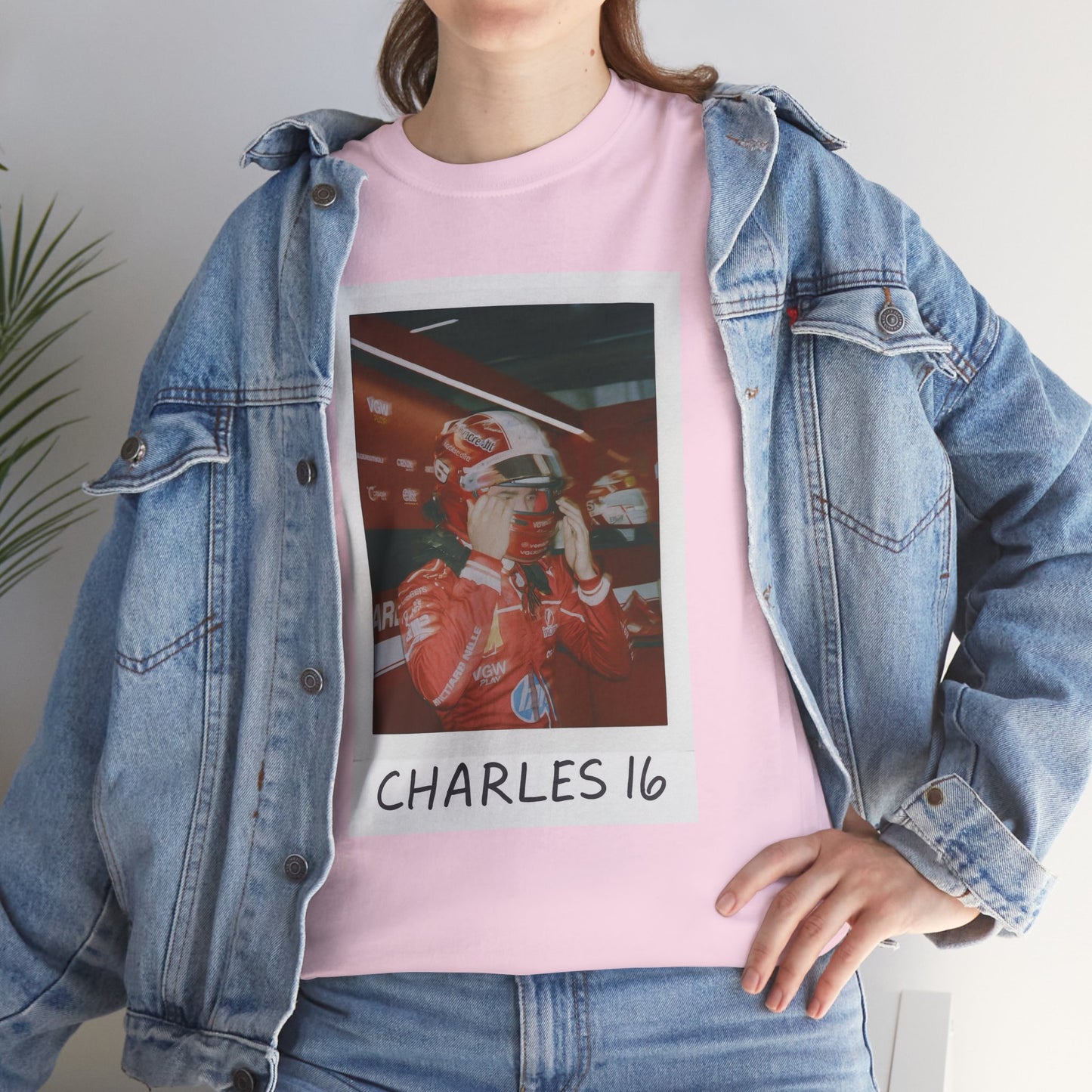 Charles Leclerc 16 F1 Polaroid T-Shirt