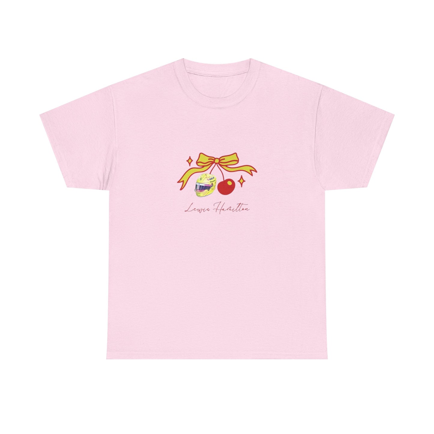 Lewis Hamilton Ribbon Ornament Tee | Cute Glass Baubles Illustration