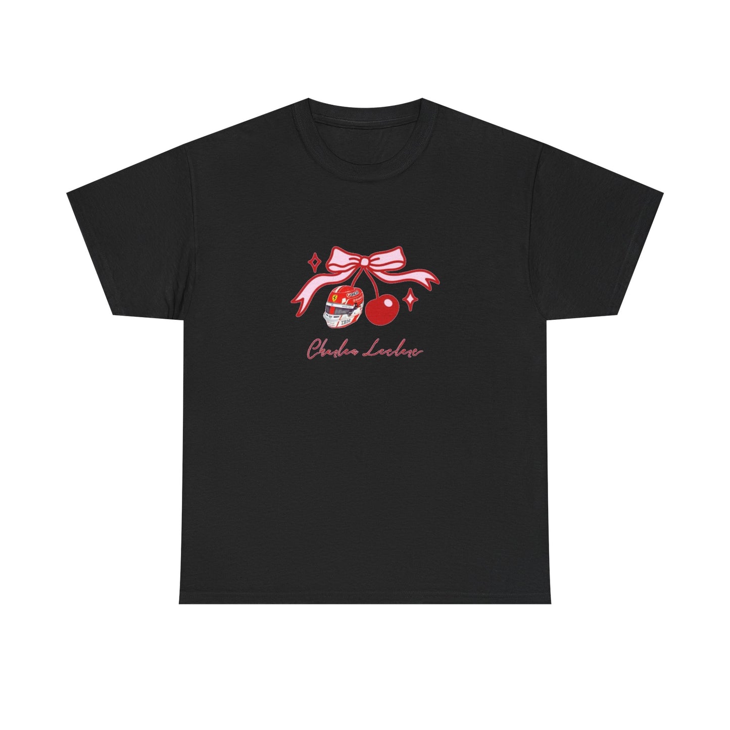 Charles Leclerc Aesthetic Cherry Candy Bow Tee